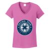 Ladies Heavy Cotton™ 100% Cotton V-Neck T-Shirt Thumbnail