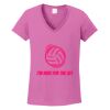 Ladies Heavy Cotton™ 100% Cotton V-Neck T-Shirt Thumbnail
