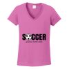Ladies Heavy Cotton™ 100% Cotton V-Neck T-Shirt Thumbnail