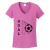 Ladies Heavy Cotton™ 100% Cotton V-Neck T-Shirt Thumbnail