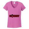 Ladies Heavy Cotton™ 100% Cotton V-Neck T-Shirt Thumbnail