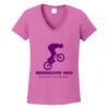 Ladies Heavy Cotton™ 100% Cotton V-Neck T-Shirt Thumbnail