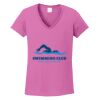 Ladies Heavy Cotton™ 100% Cotton V-Neck T-Shirt Thumbnail