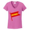 Ladies Heavy Cotton™ 100% Cotton V-Neck T-Shirt Thumbnail