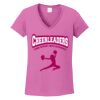 Ladies Heavy Cotton™ 100% Cotton V-Neck T-Shirt Thumbnail