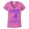 Ladies Heavy Cotton™ 100% Cotton V-Neck T-Shirt Thumbnail